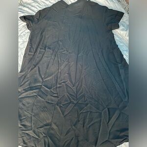 HM black basic dress flowy material size 4